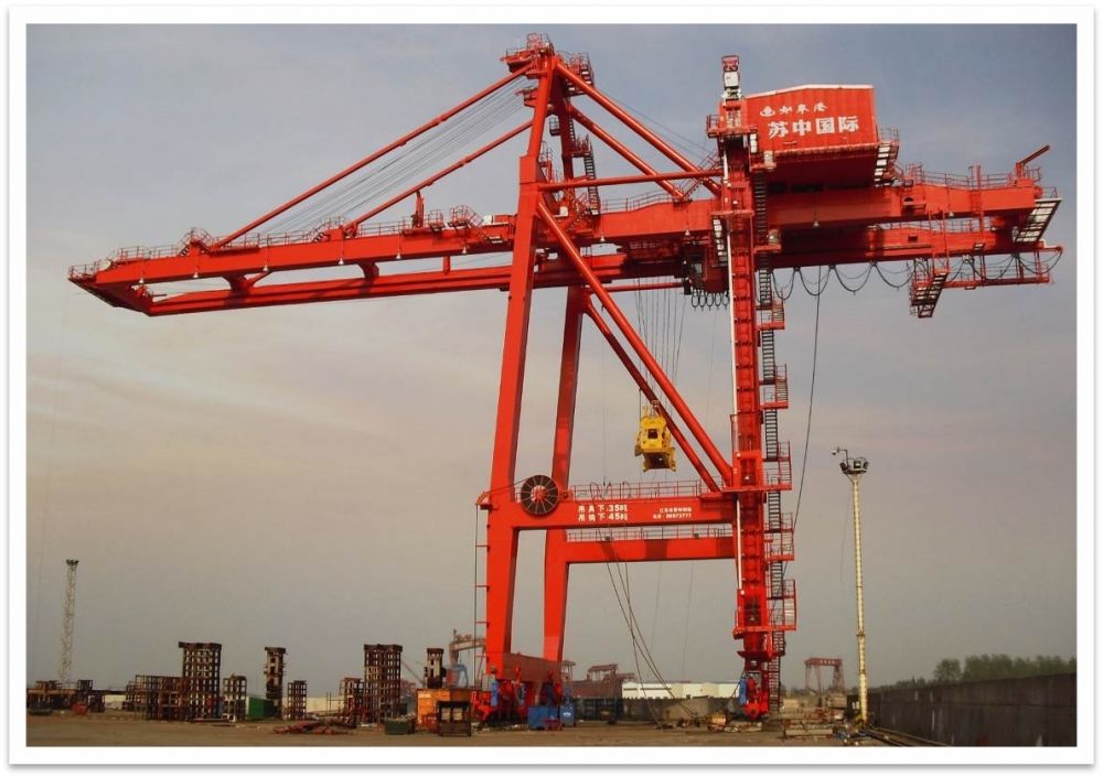 如皋港集裝箱岸橋 吊鉤下45T 吊具下35T