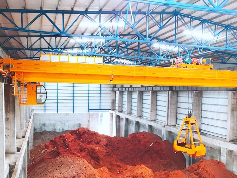 安徽抓斗吊廠家、QZ型抓斗雙梁橋式起重機(jī)、抓斗行吊