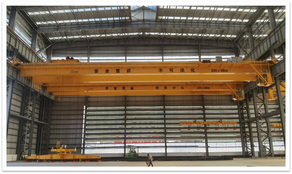 新時代造船QC20T電磁橋式起重機(jī)