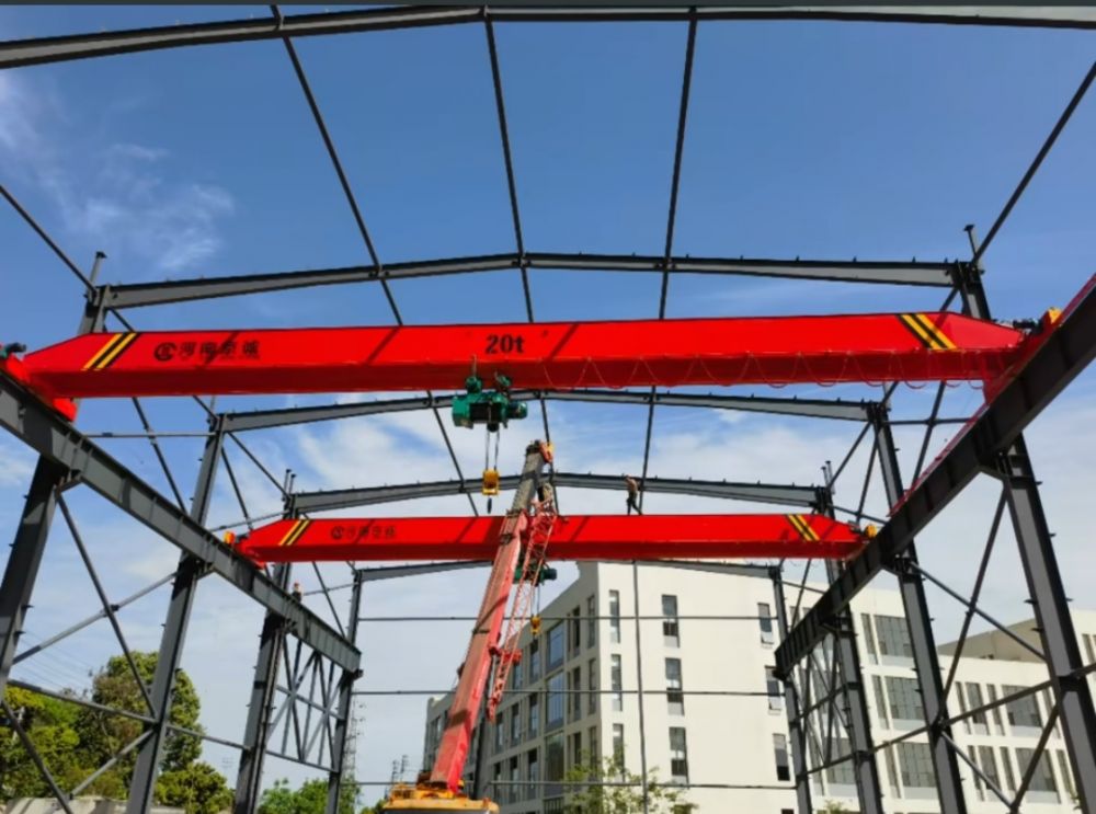 浙江寧波起重機、LDA型20噸電動單梁起重機