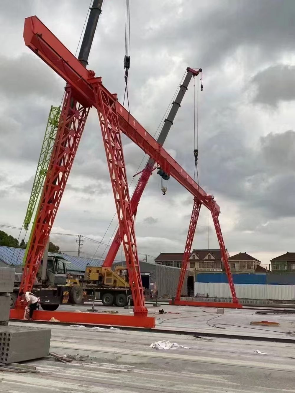 MH型龍門吊、MH型電動(dòng)單梁門式起重機(jī)