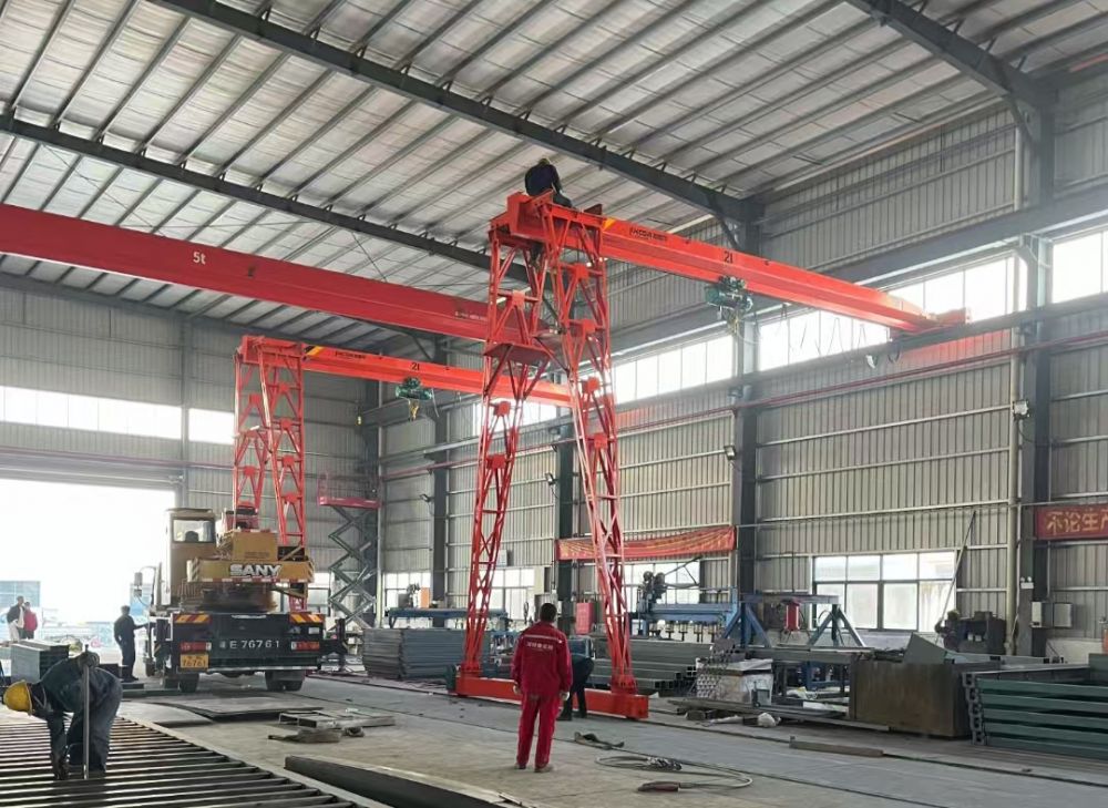 寧波龍門吊、MHB型半腿門式起重機