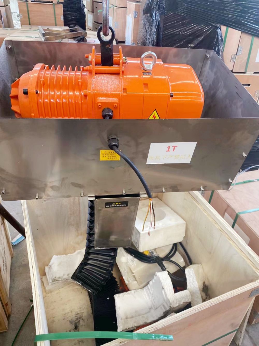 浙江湖州電動(dòng)環(huán)鏈葫蘆、潔凈室環(huán)鏈葫蘆廠家銷售、安裝維修