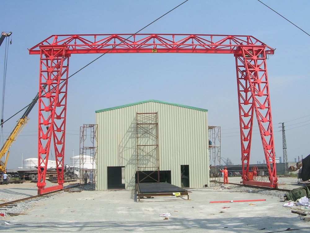 MH型電動葫蘆單梁門式起重機（1~20噸）