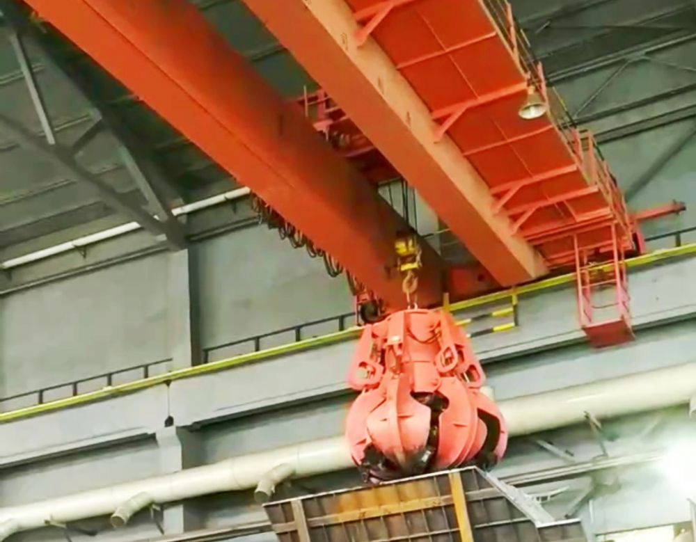 抓斗橋式起重機(jī)、單雙梁抓斗吊機(jī)、抓斗天車廠家制造、安裝維修