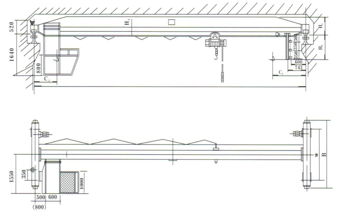 鹽城LD型10T電動單梁起重機廠家直銷
