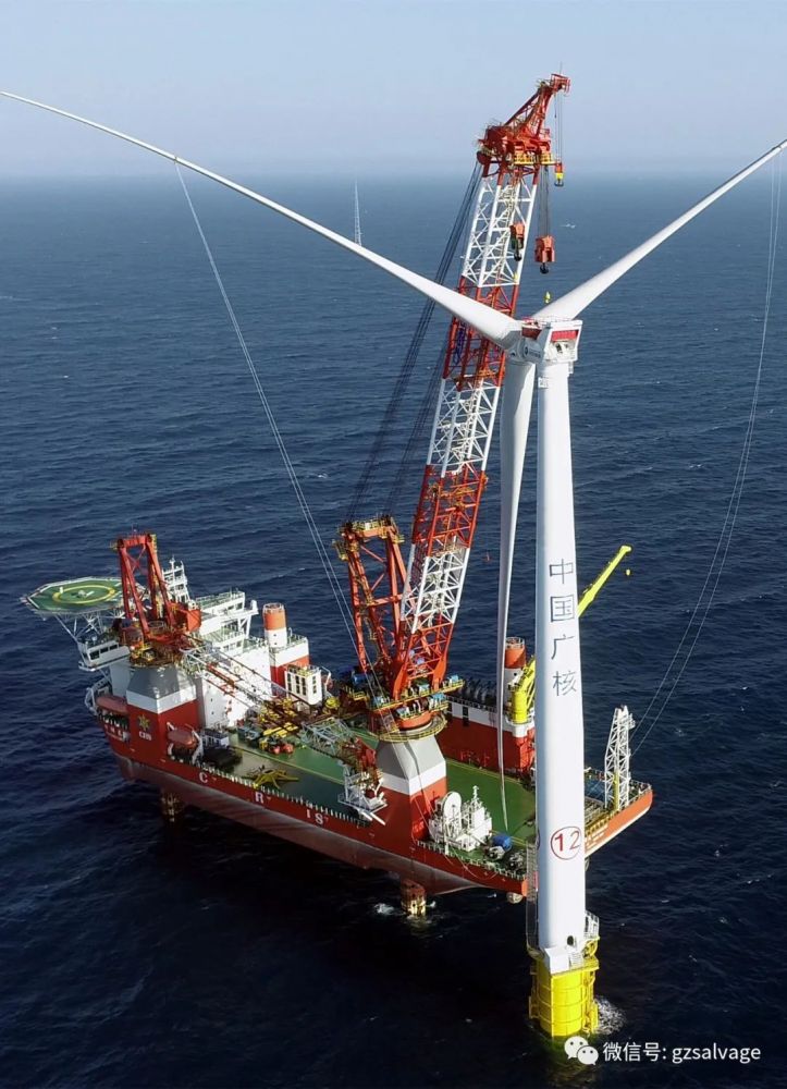 &ldquo;華祥龍&rdquo;完成汕尾甲子一海上風(fēng)電項(xiàng)目首臺(tái)風(fēng)機(jī)安裝