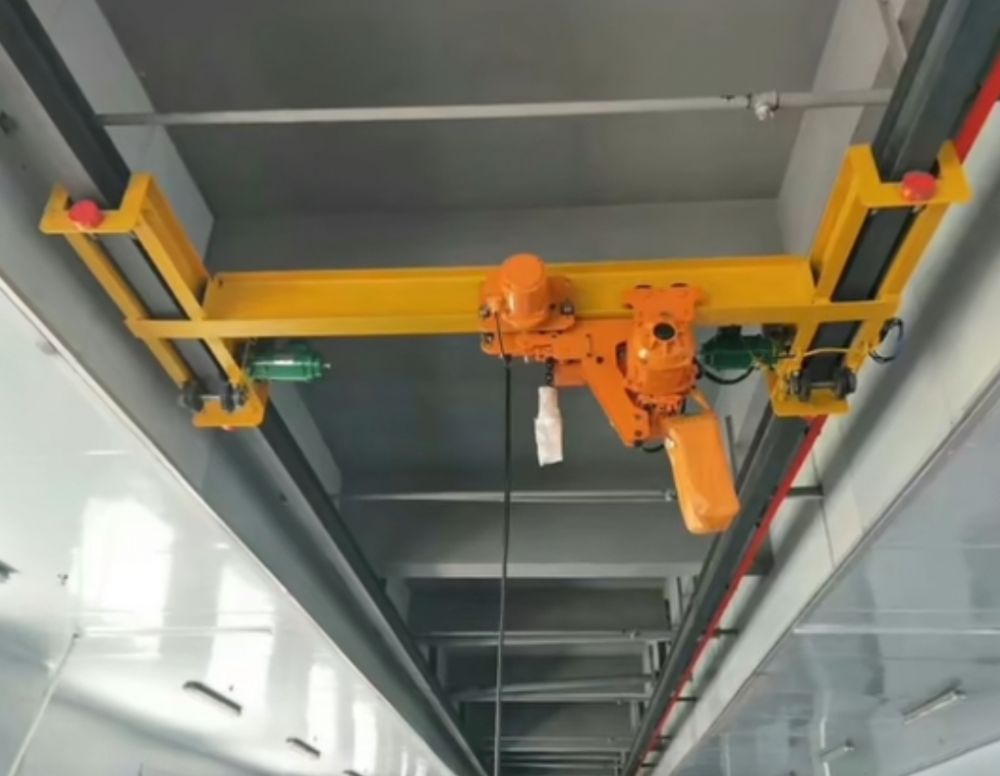 歐式起重機(jī)，歐式電動單梁懸掛起重機(jī)廠家生產(chǎn)安裝維修