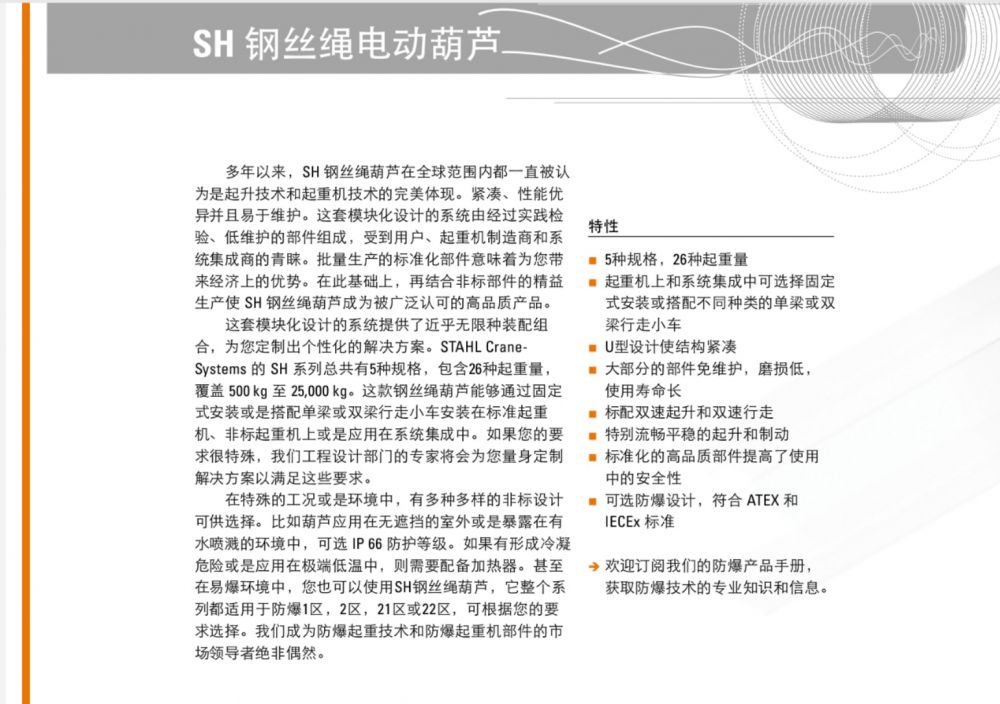 SH鋼絲繩電動葫蘆      