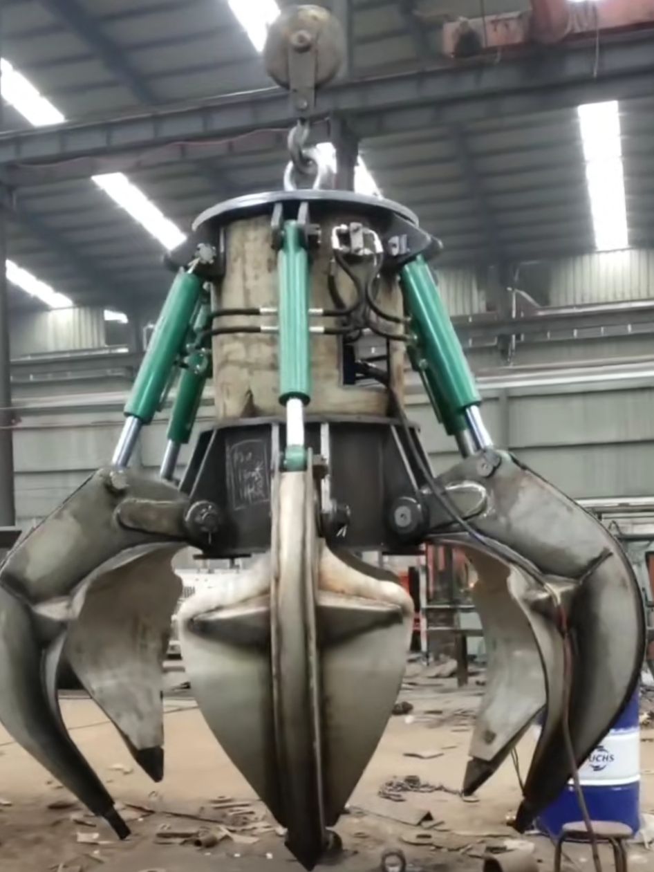 抓斗生產(chǎn)廠家、多瓣電動液壓抓斗參數(shù)、價格