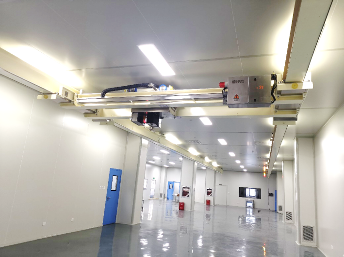 無錫冠力重工半導(dǎo)體千級(jí)無塵起重機(jī)