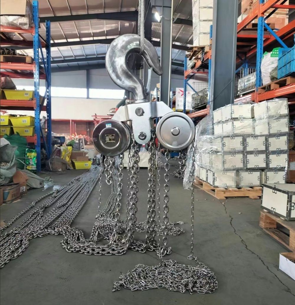 不銹鋼手拉葫蘆、不銹鋼手動(dòng)葫蘆、河北東特起重