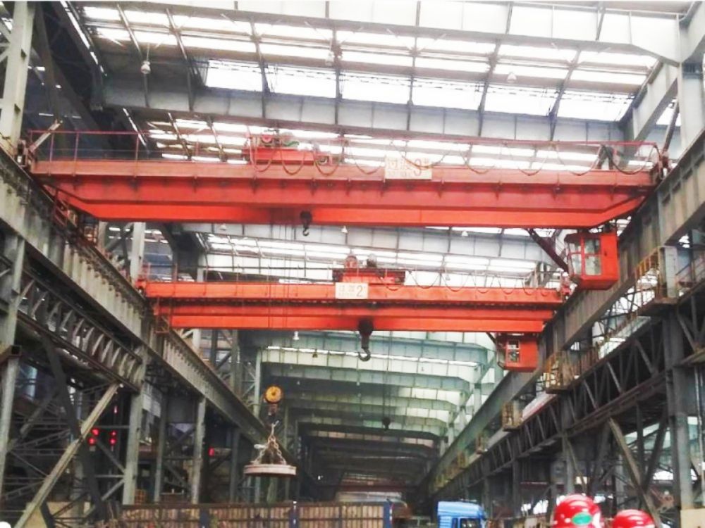QP型電磁鐵抓斗兩用橋式起重機、兩用行車、天車