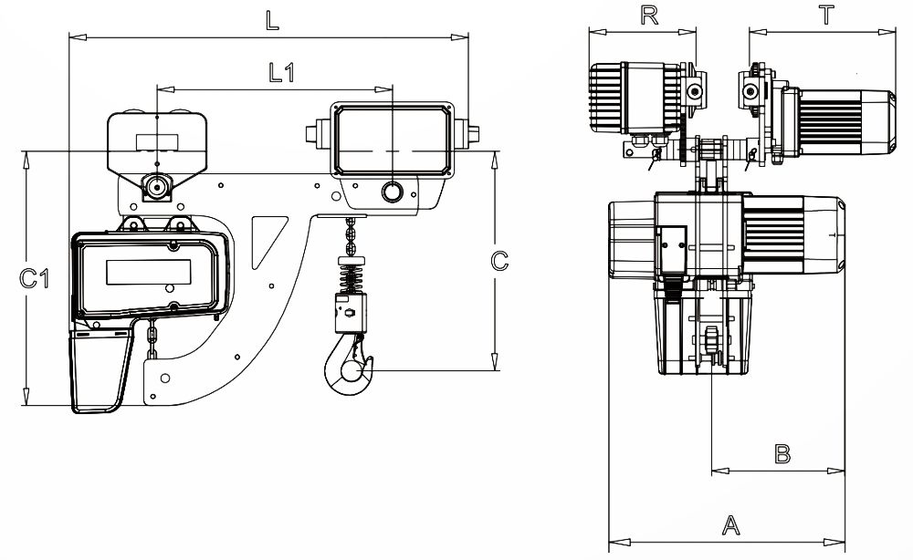 0.25~5噸低凈空歐式電動環(huán)鏈葫蘆外形尺寸圖.jpg