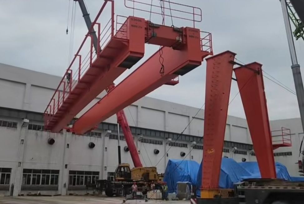 BMG型半腿門式起重機(jī)、半腿龍門吊、雙梁龍門