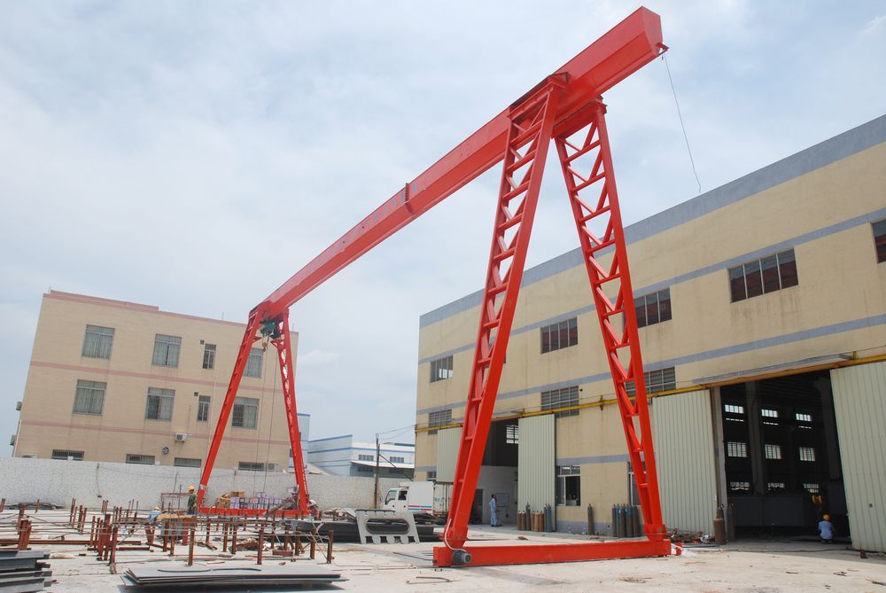 上海起重機(jī)、MH型10t29米電動(dòng)葫蘆單梁門(mén)式起重機(jī)