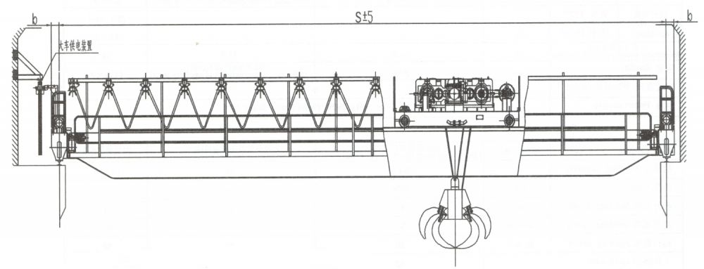 QZ型垃圾抓斗橋式起重機(jī)外形機(jī)構(gòu)尺寸圖.jpg