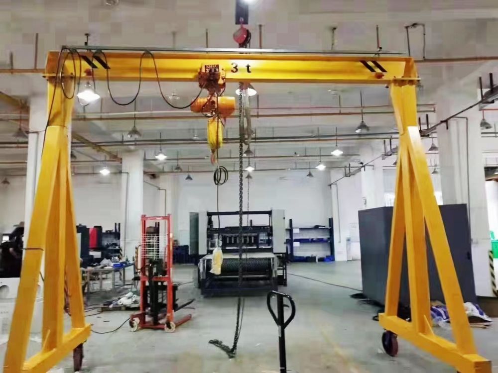 小型龍門吊、手推龍門架、小型門式起重機廠家制造、安裝維修