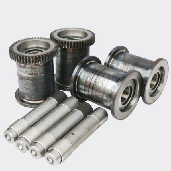 走工字鋼行車(chē)輪、天車(chē)輪，輪底槽寬110~130mm