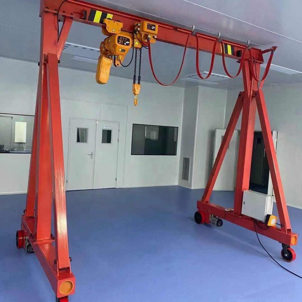 小型龍門架、簡易龍門吊、手動電動無軌小型門式起重機