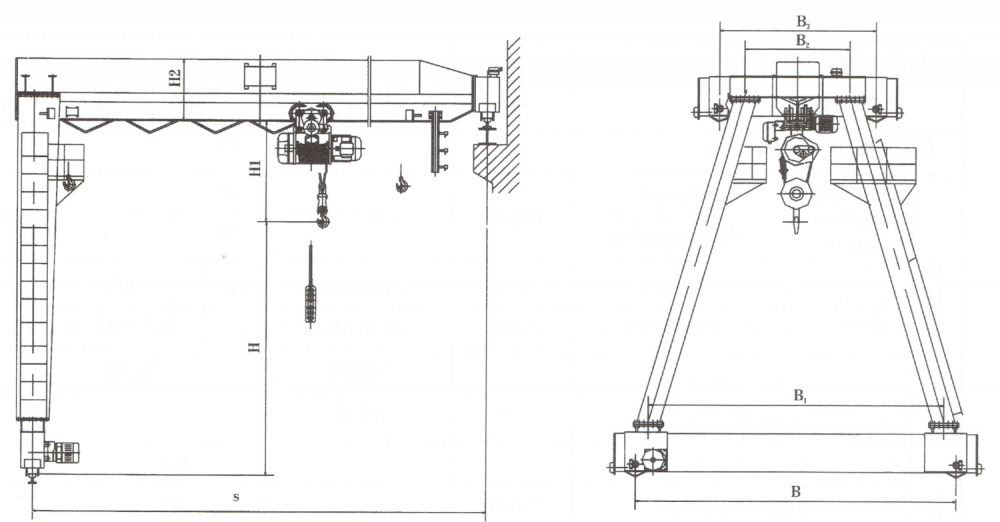 BMH型電動(dòng)葫蘆半門(mén)式起重機(jī)外形機(jī)構(gòu)示意圖.jpg
