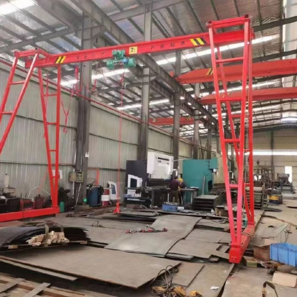 簡易小型龍門吊、小噸位門式起重機