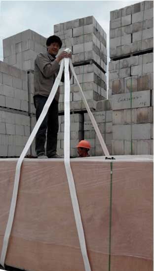 一次性鋼管鋼材膠合板配套吊裝使用吊帶吊裝帶