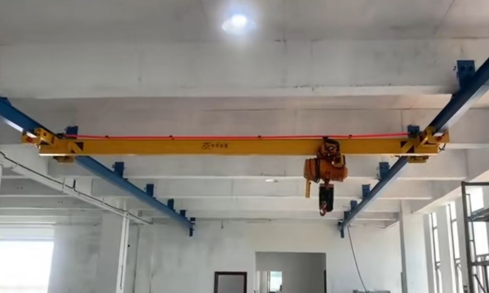 歐式電動單梁懸掛起重機、新型懸掛吊機、懸掛天車