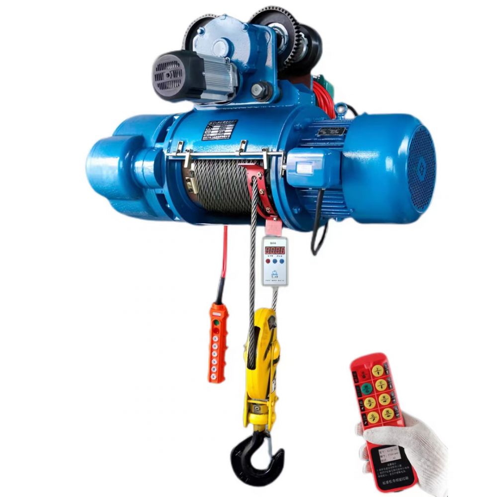 河南電動葫蘆、鋼絲繩單雙速電動葫蘆出廠價銷售