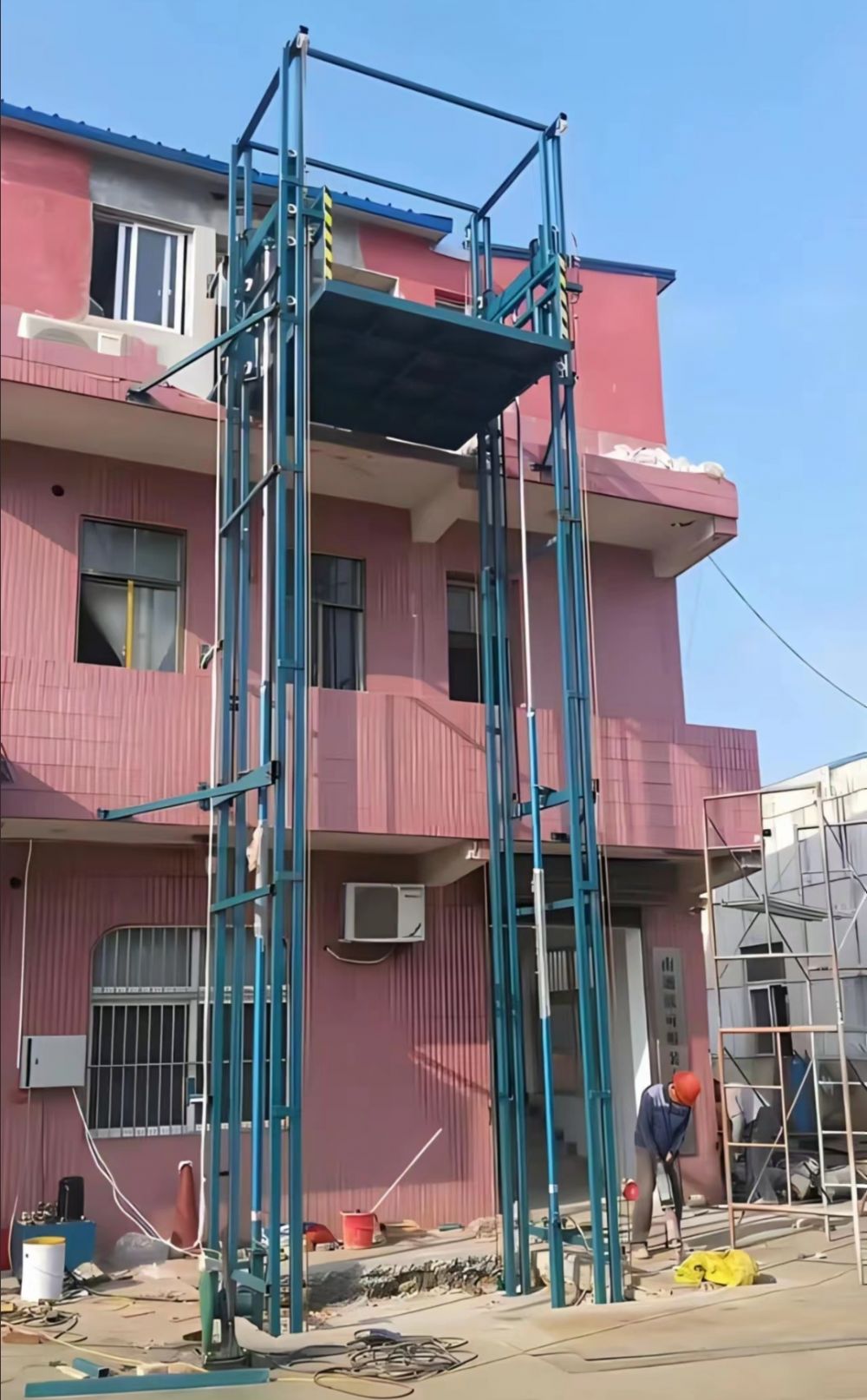 鏈條導軌式液壓升降機、液壓升降機、載貨平臺