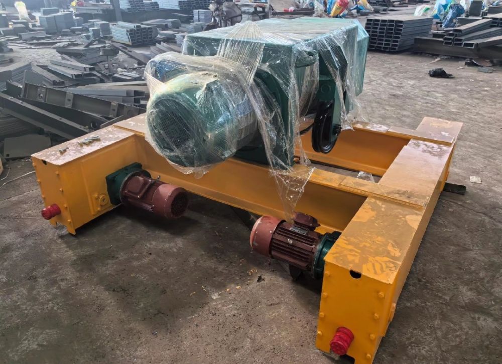 臺車一體式大噸位電動葫蘆、葫蘆雙梁橋式起重機小車