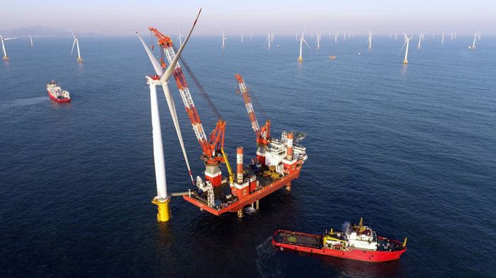 &ldquo;華祥龍&rdquo;完成100臺海上風機安裝