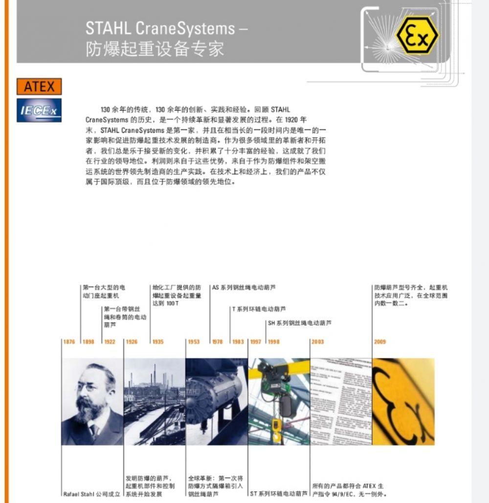 STAHL CraneSystems - 防爆起重設(shè)備專家