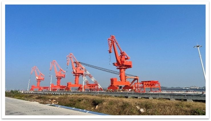 大津清潔能源4臺MQ40T-35M港口門座機(jī)