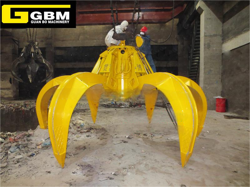 上海貫博GBM電動液壓垃圾抓斗