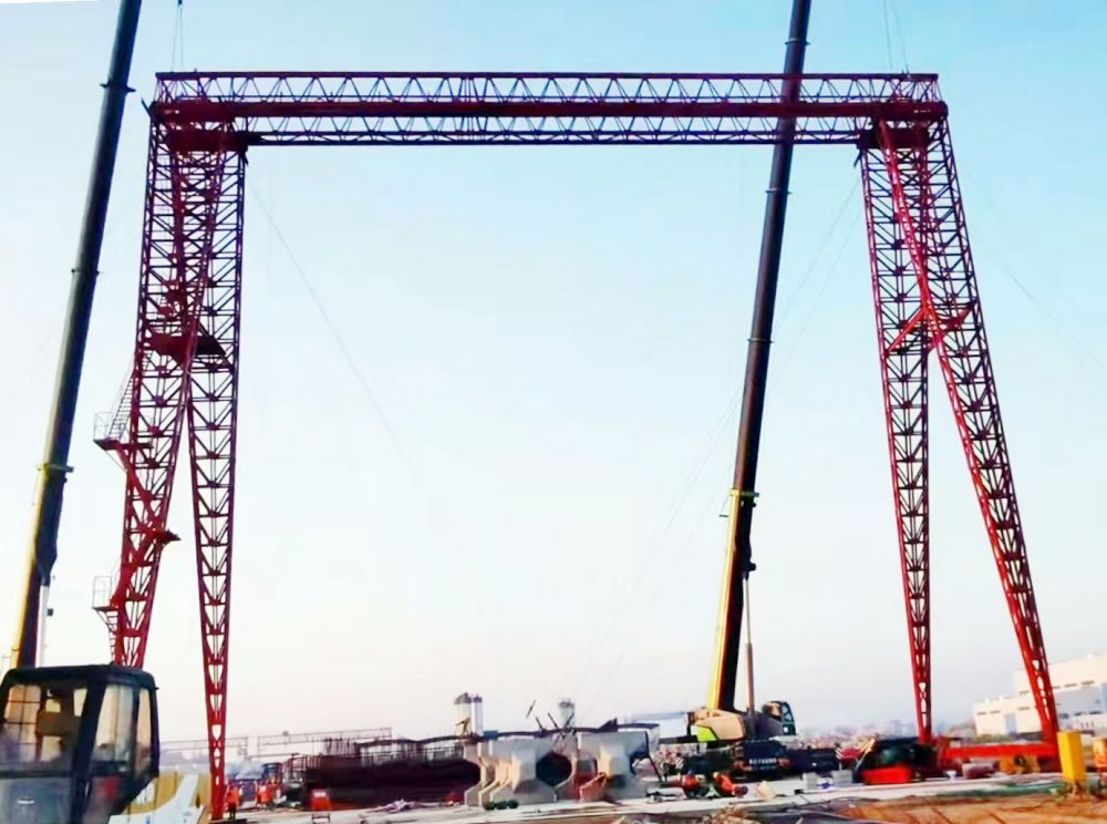 云南龍門吊、昆明龍門、MG50噸門式起重機