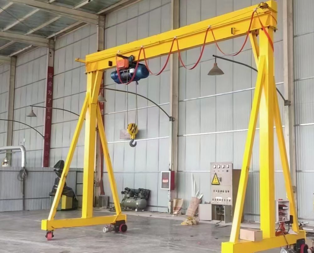 無(wú)軌電動(dòng)小龍門、自行走龍門吊、門式起重機(jī)