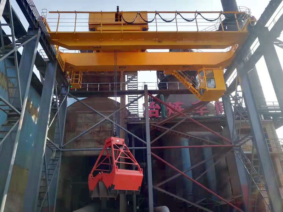 內蒙包頭起重機、QZ型抓斗橋式起重機廠家報價、安裝維修