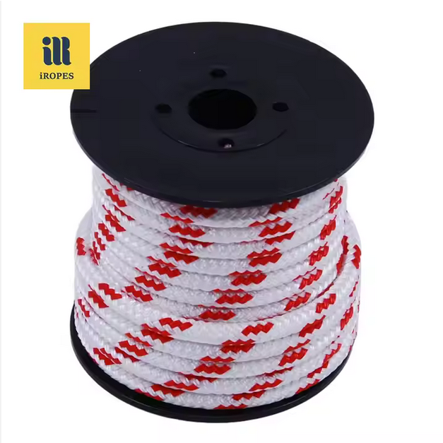 船用繩部分雙編織8毫米10毫米12毫米聚酯帆船游艇