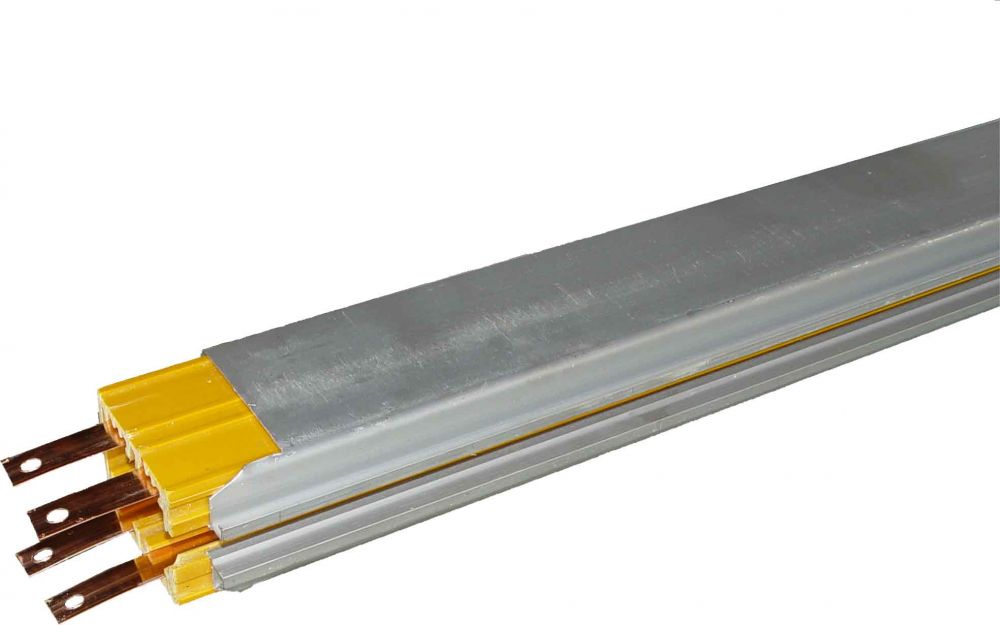 供應多極銅導體安全管式滑觸線