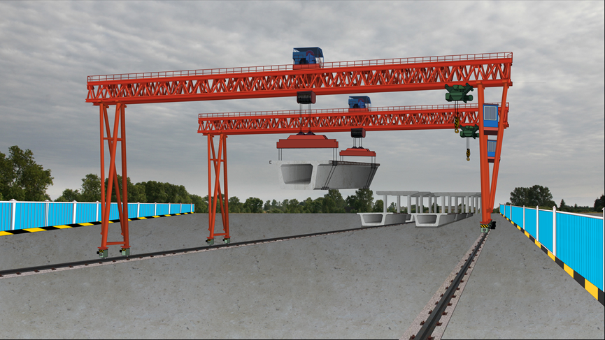 門(mén)式起重機(jī)施工現(xiàn)場(chǎng) 門(mén)式起重機(jī)施工現(xiàn)場(chǎng)